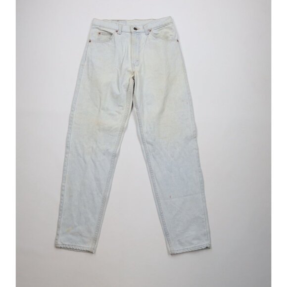 Vtg 80s Levis 550 Orange Tab Mens 31x32 Distressed Relaxed Fit Denim Jeans USA